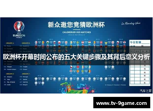 欧洲杯开幕时间公布的五大关键步骤及其背后意义分析