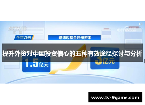 提升外资对中国投资信心的五种有效途径探讨与分析 提升外资对中国投资信心的五种有效途径探讨与分析