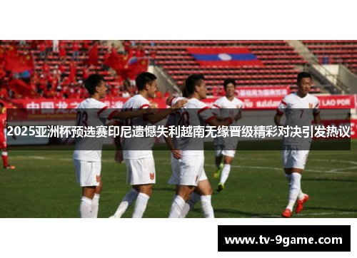 2025亚洲杯预选赛印尼遗憾失利越南无缘晋级精彩对决引发热议